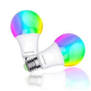 China Voice Control Wifi Enabled Light Bulbs Creat Group RGB E27/E26 Multi Color Dimming on sale
