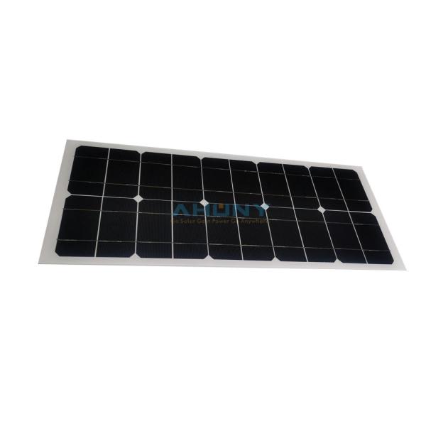 Cheap Monocrystalline Solar Panel Glass Solar Panel 30W 35w Power Output For Smart System Project Mobile Charging Station for sale