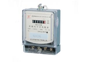 China Reliable 220V Digital Single Phase Electric Meter With Waterproof Design on sale