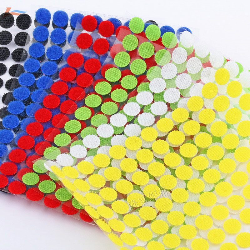 Multi Colors Self Adhesive Hook And Loop Dots
