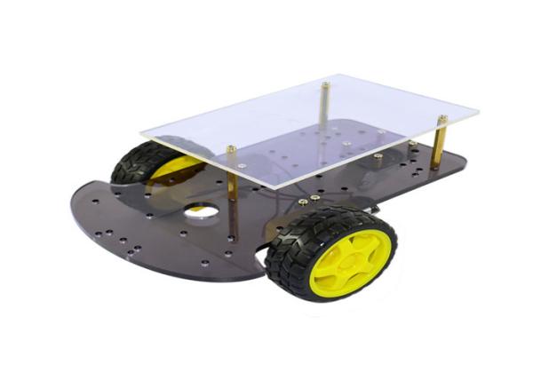 Cheap 2 Layer Line Tracing Arduino Car Robot , Two Wheel Drive Smart Car Kits for sale