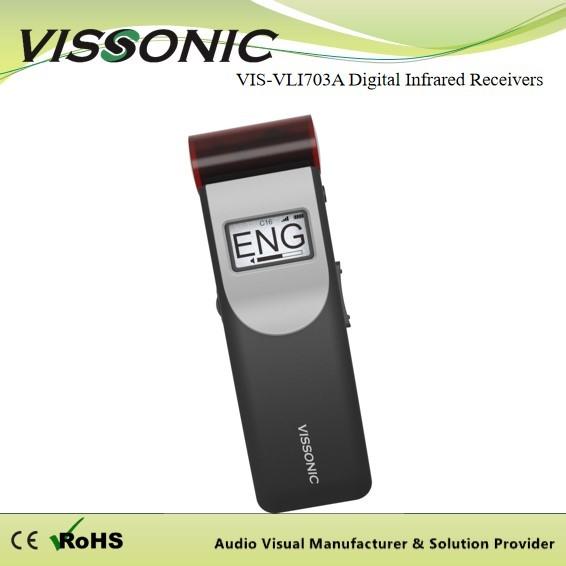 Cheap IR Language Receiver Wireless Interpretation System , Translation Devices For Conferences for sale
