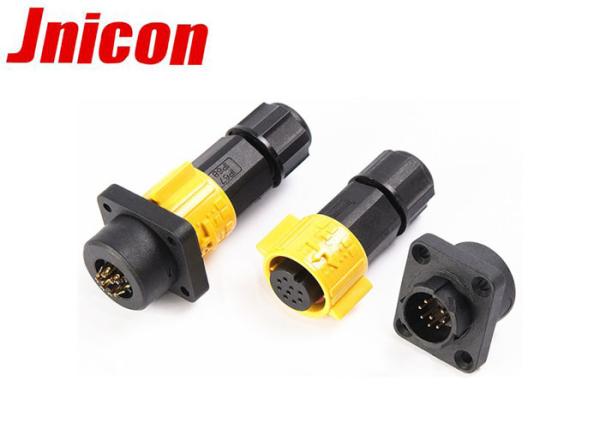 Cheap Panel Mount Waterproof Inline Plug And Socket M19 9 Pin Quick Connection for sale