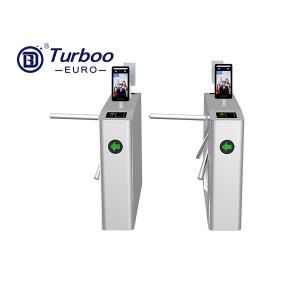China RFID Access Control Tripod Turnstile Gate Full Stainless Steel With LED Indicator Turboo on sale