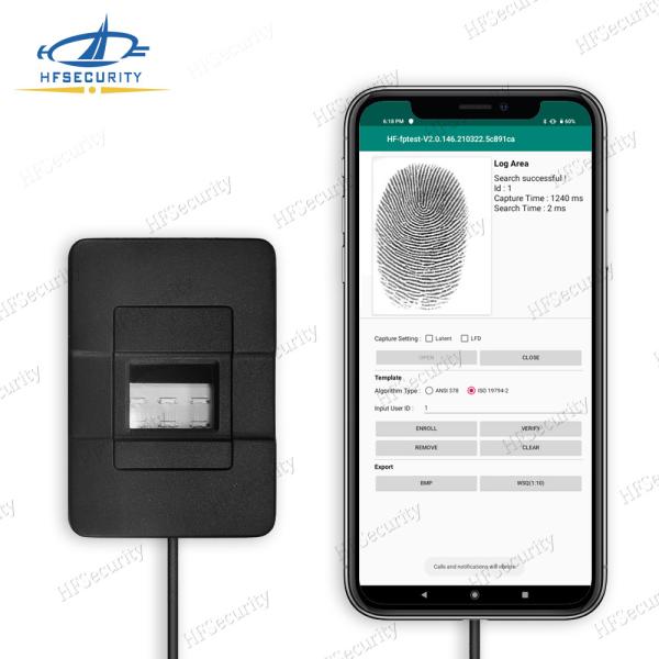Cheap HFSecurity OS1000 USB Biometric Capacitive Fingerprint Scanner for sale