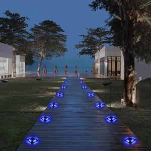 Cheap Solar Deck Light with 600mAh Battery Capacity and 20 Hours Working Time in White for sale
