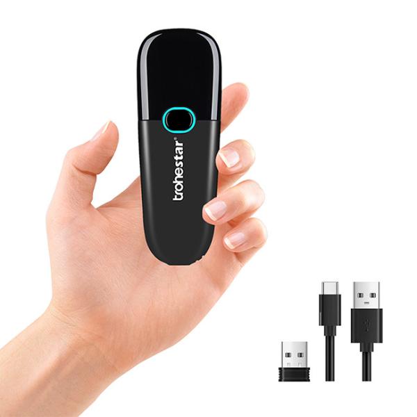 Cheap Bluetooth 4.2 16M 1200mAh Portable Qr Code Reader for sale