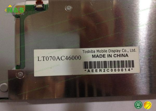 Cheap Industrial Displays 800×480  LT070AC46000  7.0inch TOSHIBA LCD Displays for sale
