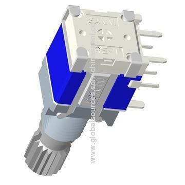 Cheap RS10120 Horizontal Electronic Rotary Switch 20 Detents Band Sealed Type for sale
