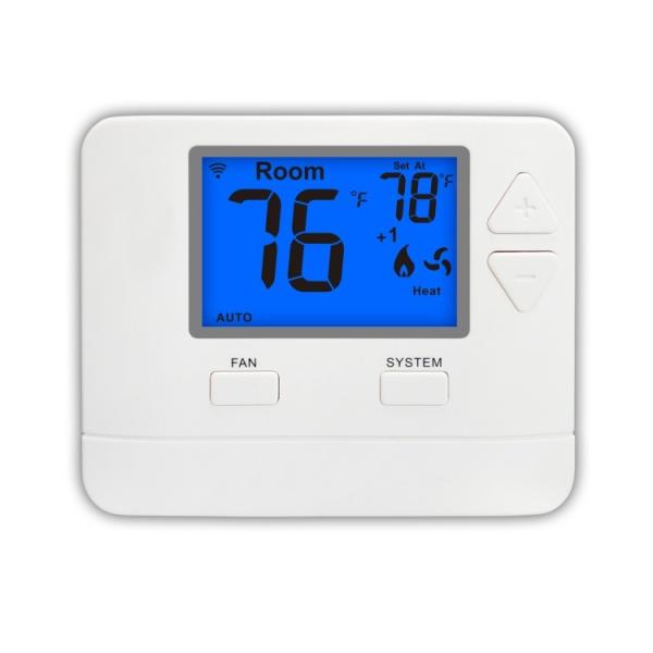 Cheap 24V WIFI Non Programmable Digital Electric Heat Pump Thermostat With Alexa for sale