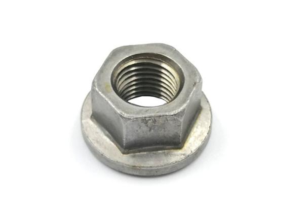 Cheap Plain Mild Steel Hex Flange Weld Nuts with 3 Welding Points for Automobile Industry for sale