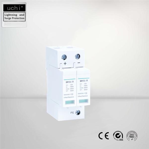 Cheap 12V Dc Surge Protector Solar Panel 35mm Din Rail Plugged Modules for sale