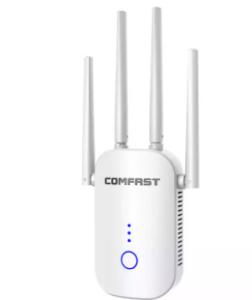 China Durable 2.4G 5G Wireless Range Extender , 4 Antennas WiFi Signal Repeater on sale