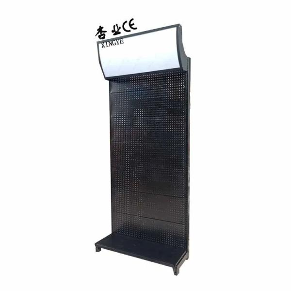 Cheap Factory customized color size black retail display racks supermarket display rack for sale