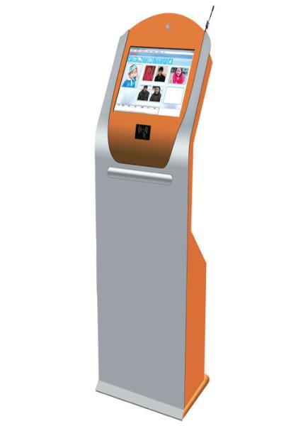 Cheap Windows XP / 7 OS LCD Digital Signage Display Self Service Kiosk With Cash Acceptor for sale