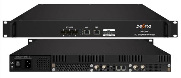 Cheap DHP200C DVB C Modulator QAM 16/32/48QAM 10G IP QAM Processor for sale