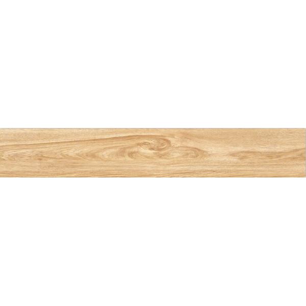 Matt Ceramic Wooden Tiles , Bedroom Dinner Room Restaurant Floor Wooden Tiles