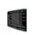 3.3V VA LCD Display With Matel Pins Connect Black Background LCD Screen For