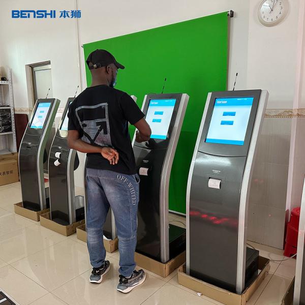 Cheap Hospital Wireless Queue Management System , Touch Screen Information Kiosk Machine for sale
