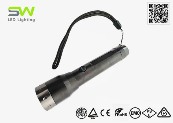 Cheap 10W 700 Lumens High Power LED Torch Light Zoomable USB Type C Rechargeable for sale