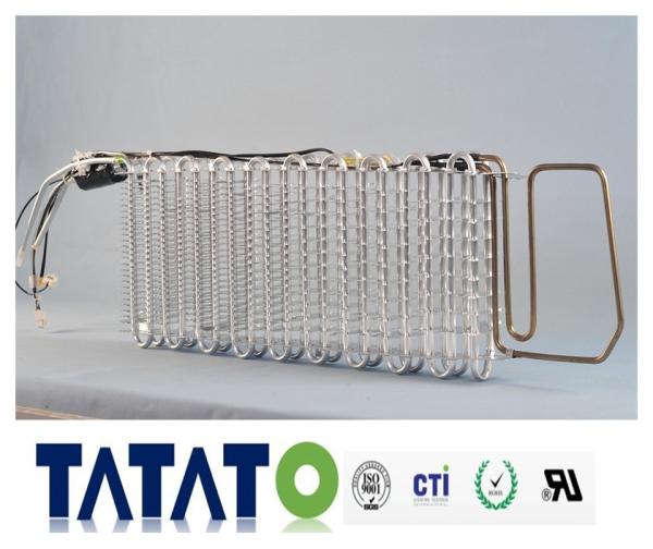 Cheap Aluminum Fin Heat Exchanger with Heater For Frost Free Refrigerator for sale