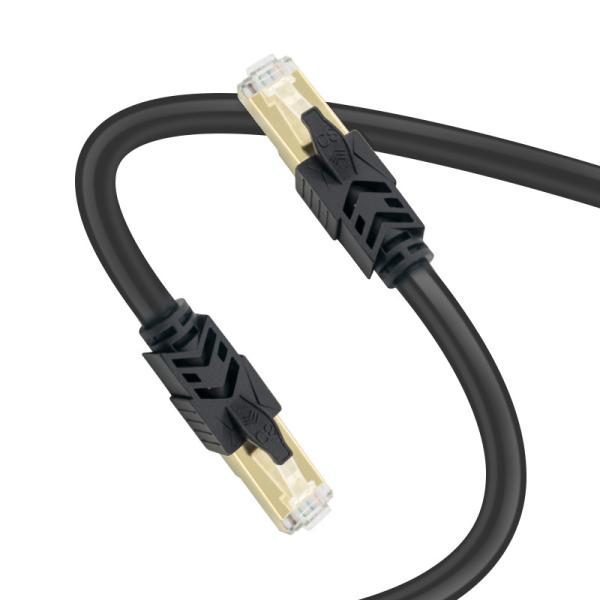 Cheap Custom SFTP Twist Pairs CAT8 Patch Cord RJ45 Ethernet Cable 1M To 10M for sale