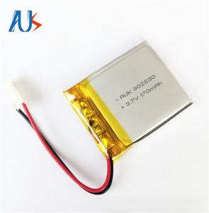 302530 Lithium Polymer Battery 3.7V 170mAh Customize Service