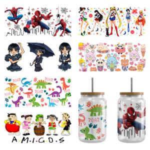 Best Removable Decal UV DTF Cup Wrap Transfers Fade Resistant Waterproof wholesale