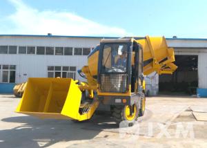 China Compact  Self Loading Mobile Concrete Mixer 3.5 Cubic Meters Mobile Cement Mixer Trucks on sale