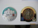 carval .Sport pin , emablem badges Custom Badges size be in 90mm plating antique