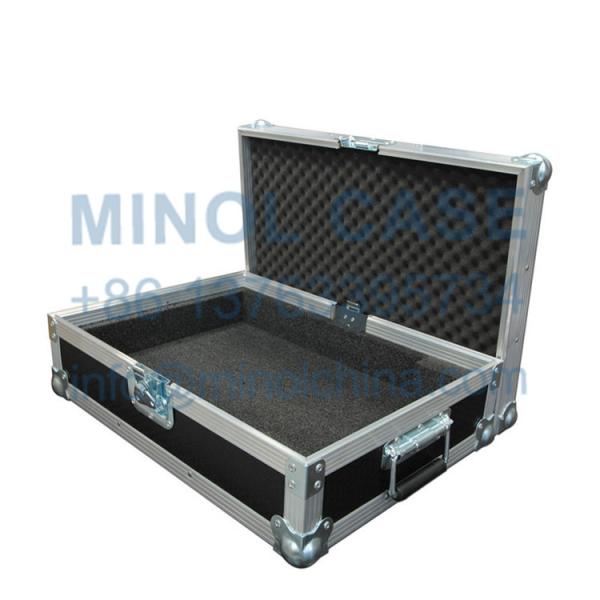 Cheap Controller Flight Case Workstation Black Aluminum Hard Flight Case for sale