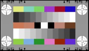 Best Reflectance Camera Test Chart Color , Calibration Test Chart Revised Version Of Te232 wholesale