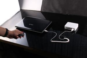 COMER security anti-shoplifting systems Computer Laptop And Notebook Security Lock With Alarm