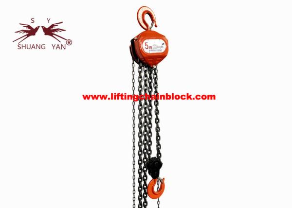 Cheap Construction Bridge Hand Tool Lifting Chain Block 5T Capacity for sale