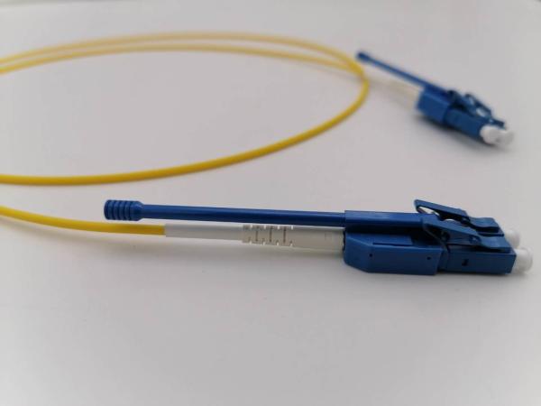 Cheap 2.0mm LC UPC To LC UPC Uniboot OS2 Single Mode Patch Cord LSZH for sale