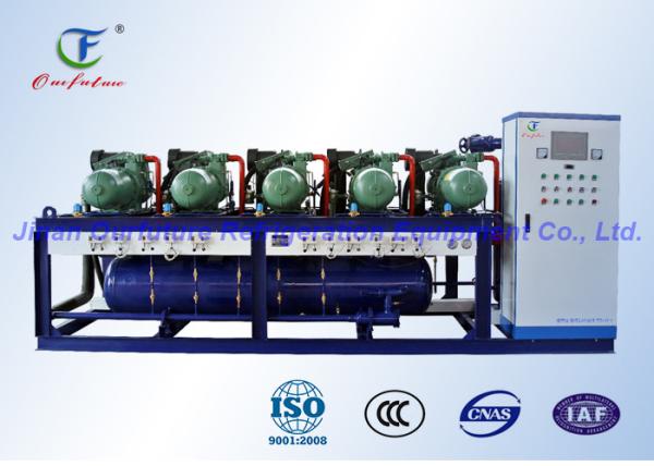 Cheap  High Temperature Parallel Screw Compressor Unit For Blast Freezer for sale
