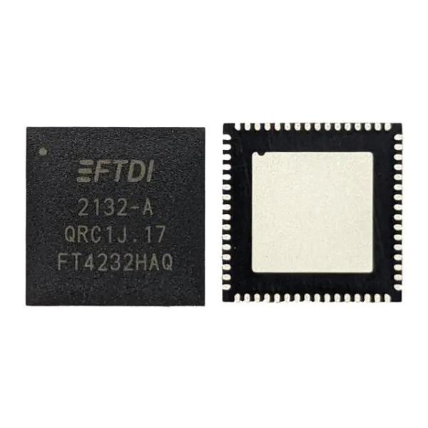 Cheap FT4232HAQ-TRAY Integrated Circuits ICs With SPI UART Interface 64-QFN (9x9) for sale