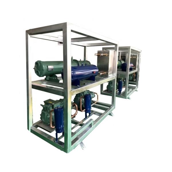 Cheap 8HP-40HP Cold room low temperature cascade unit Water-cooled refrigeration unit for sale