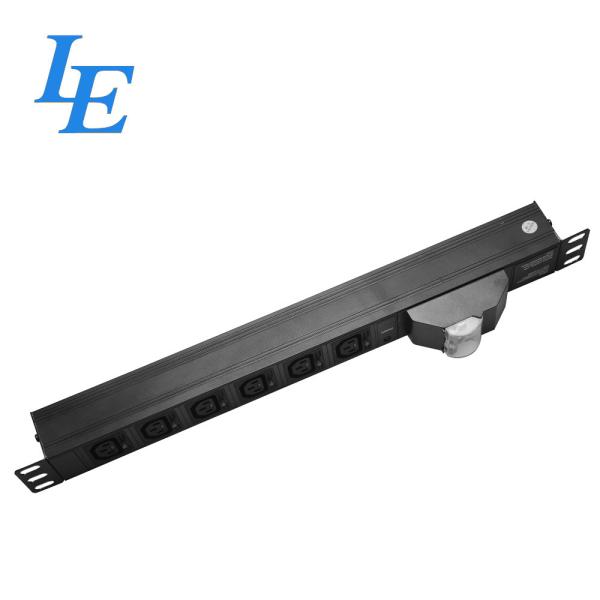Cheap 19" IEC Rack Power Bar For Networking , IEC320 C14 Plug Rack Switched Pdu for sale