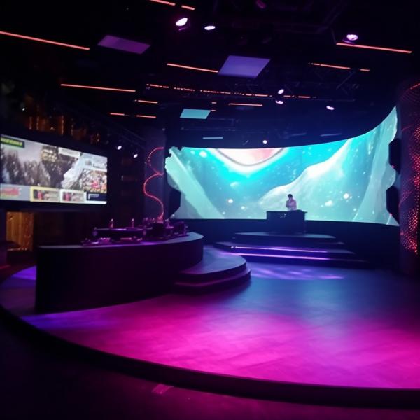 Cheap P6 Curved LED Screen High Definition LED Module Display Panel for sale