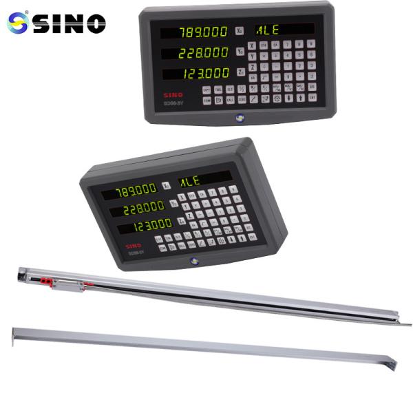 Cheap SINO KA600-1500mm 1μM Linear Scale DRO 2 Axis Digital Readout Encoder High Precision Lathe for sale