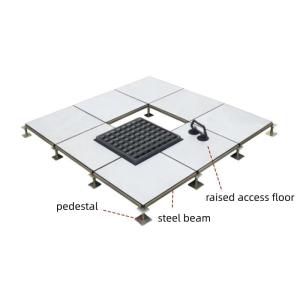 Best Grey PVC 600x600mm Data Center Raised Access Floor wholesale
