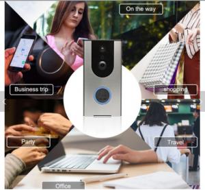 China Home Security PIR Detection Intelligent waterproof Wireless WiFi Smart Visual Video Doorbell Wireless Video Door Bell on sale