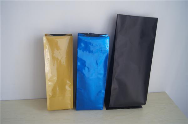 Custom Size Tea Bags Packaging PE Resealable Stand Up Pouches With Zipper