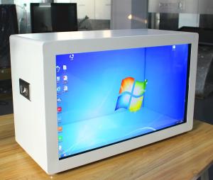 Windows Transparent LCD Touch Screen , LCD Advertising Display SD Card
