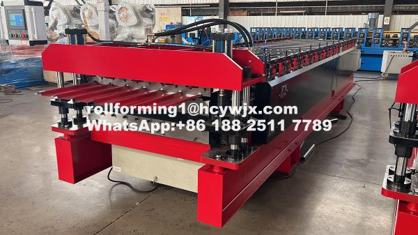 Cheap R Panel Double Layer Roof Roll Forming Machine for sale