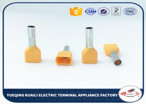 Cheap Double Crimping Ferrule Insulated Cord End Terminals Orange pre-insulation terminal for sale