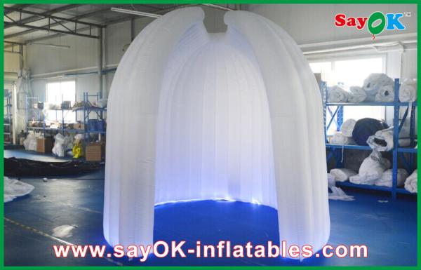 Cheap Inflatable Photo Booth Hire Vaulted White LED Inflatable Photo Booth Hire With Blower For Photos for sale