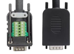 China DB9 Male / Female with box terminal block adapter on sale