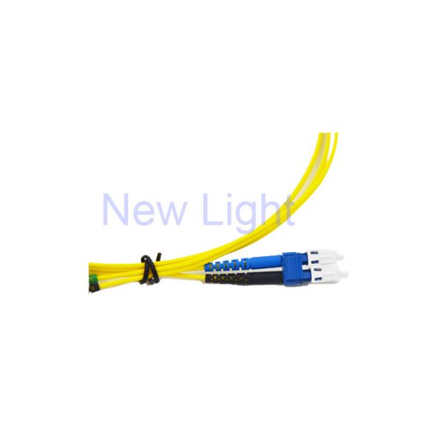 Cheap FTTH FTTB Fiber Patch Cord Lc To Lc , Uniboot Duplex Single Mode Fiber Optic Patch Cable for sale